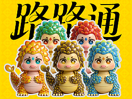 IP-路路通，是一只穿山甲