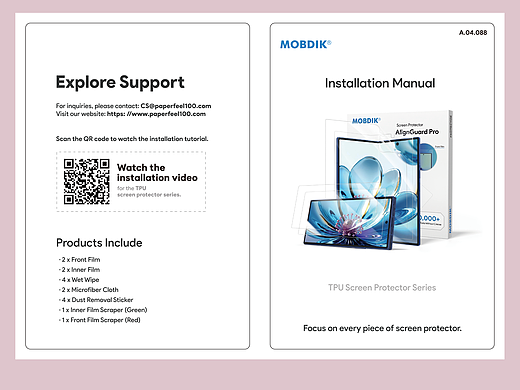 几组说明书设计