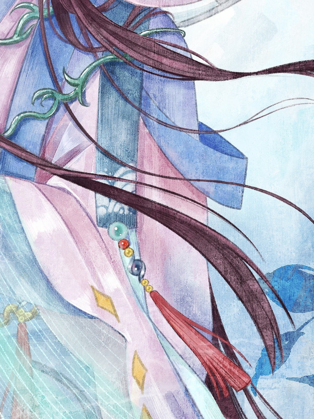 《葉羅麗精靈夢(mèng)》文茜古風(fēng)版【商用稿件禁止使用】（圖ZNDA1MTI4Mjc2） - 藝術(shù)插畫 - 站酷設(shè)計(jì)師小也子很酷原創(chuàng)素材 - 站酷ZCOOL