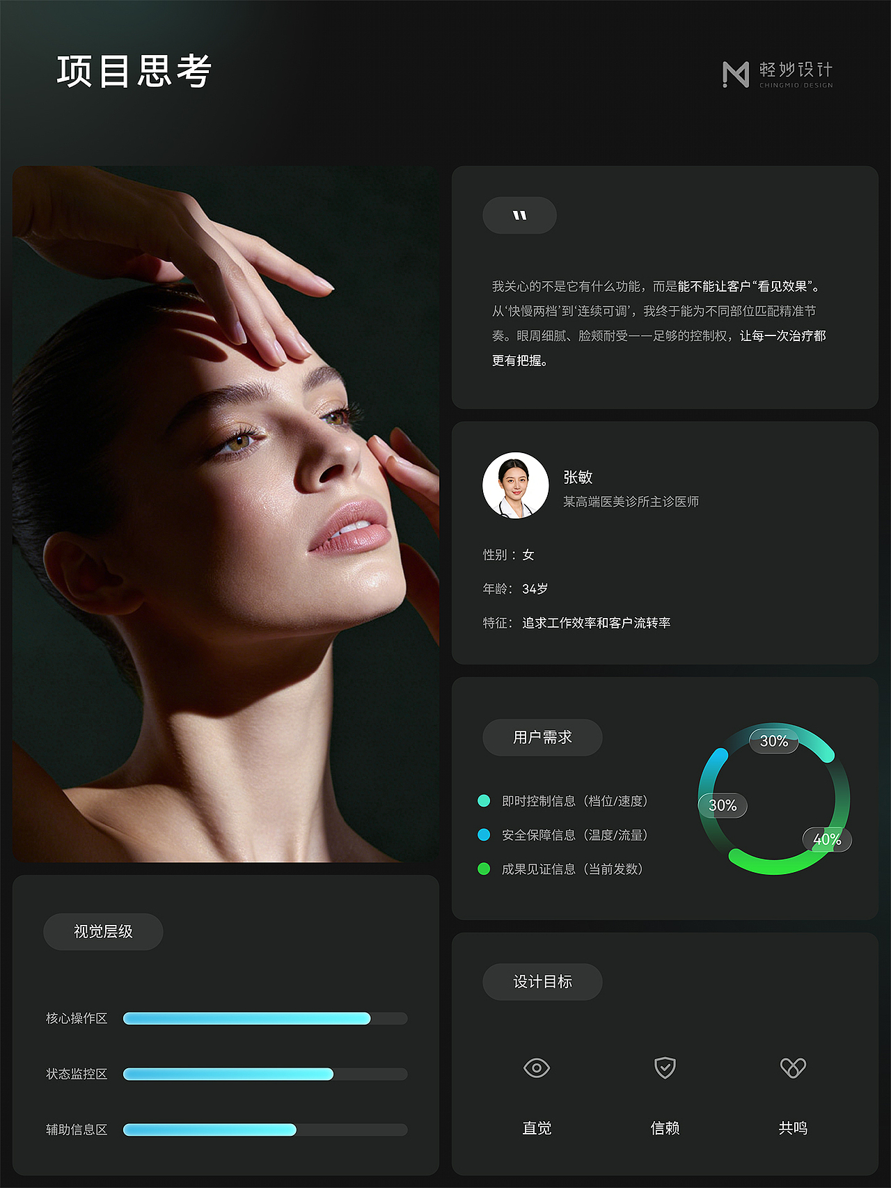 💎 美容治疗仪UI设计（图ZNDA1MTI4ODQ0） - 软件界面 - 站酷设计师轻妙设计原创素材 - 站酷ZCOOL