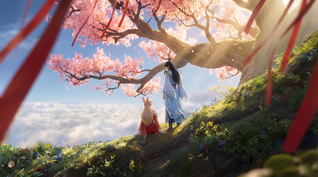 《狐妖小红娘》丨AIGC二创（图ZNDA1MTMyMDcy） - AI作品 - 站酷设计师韩莫兮原创素材 - 站酷ZCOOL