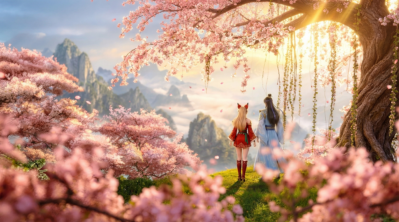 《狐妖小红娘》丨AIGC二创（图ZNDA1MTMyNTcy） - AI作品 - 站酷设计师韩莫兮原创素材 - 站酷ZCOOL