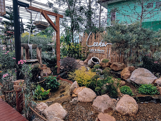 绿植的松弛惬意｜泰北的咖啡餐馆