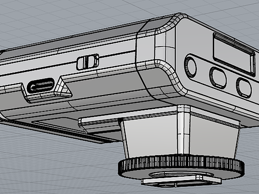 迷你闪光灯建模过程快进