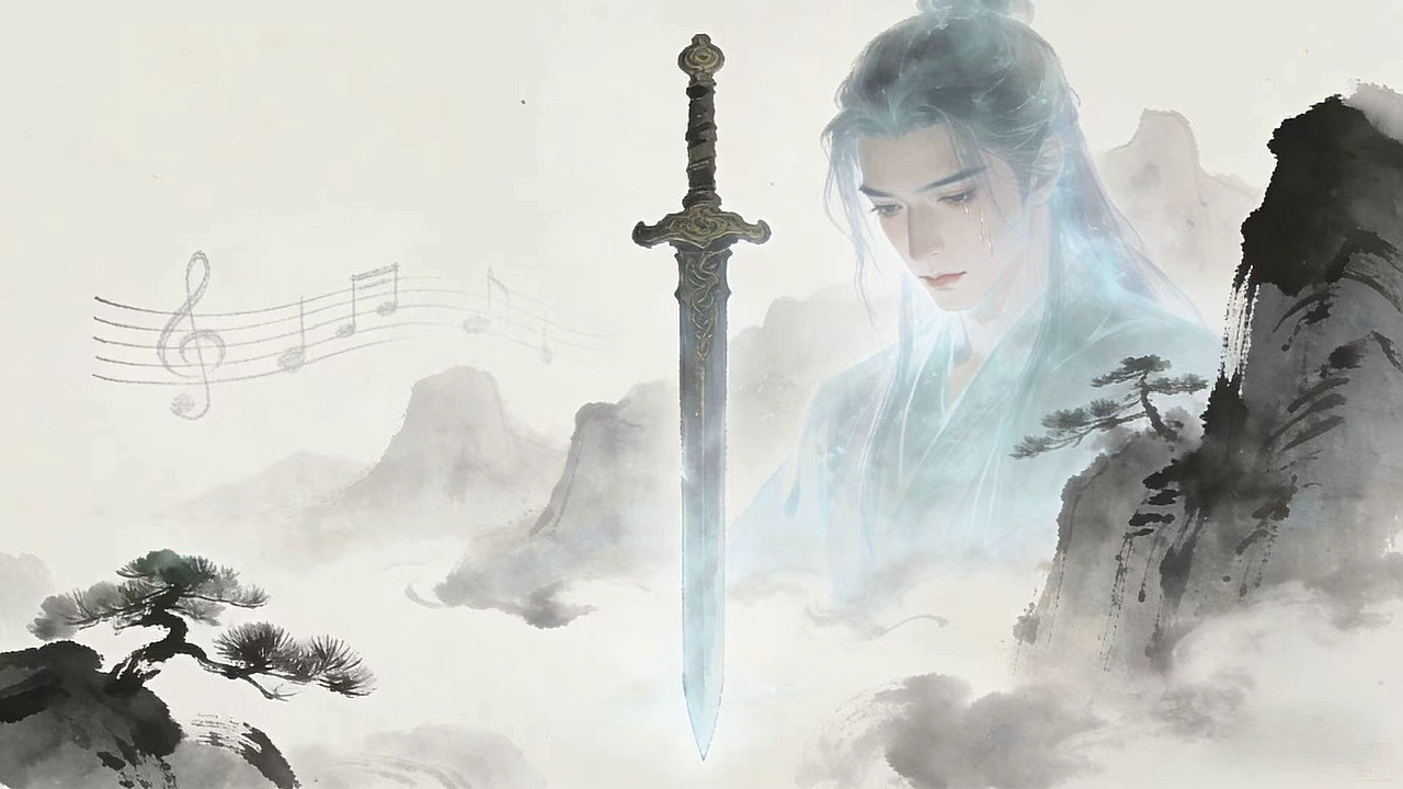 太子长琴魂归山海（图ZNDA1MTM4NTIw） - 艺术插画 - 站酷设计师雪缝原创素材 - 站酷ZCOOL