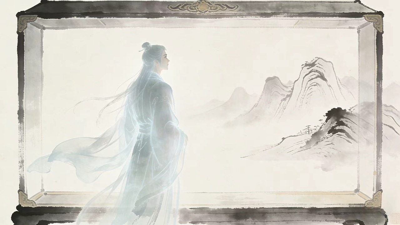 太子长琴魂归山海（图ZNDA1MTM4NTM2） - 艺术插画 - 站酷设计师雪缝原创素材 - 站酷ZCOOL
