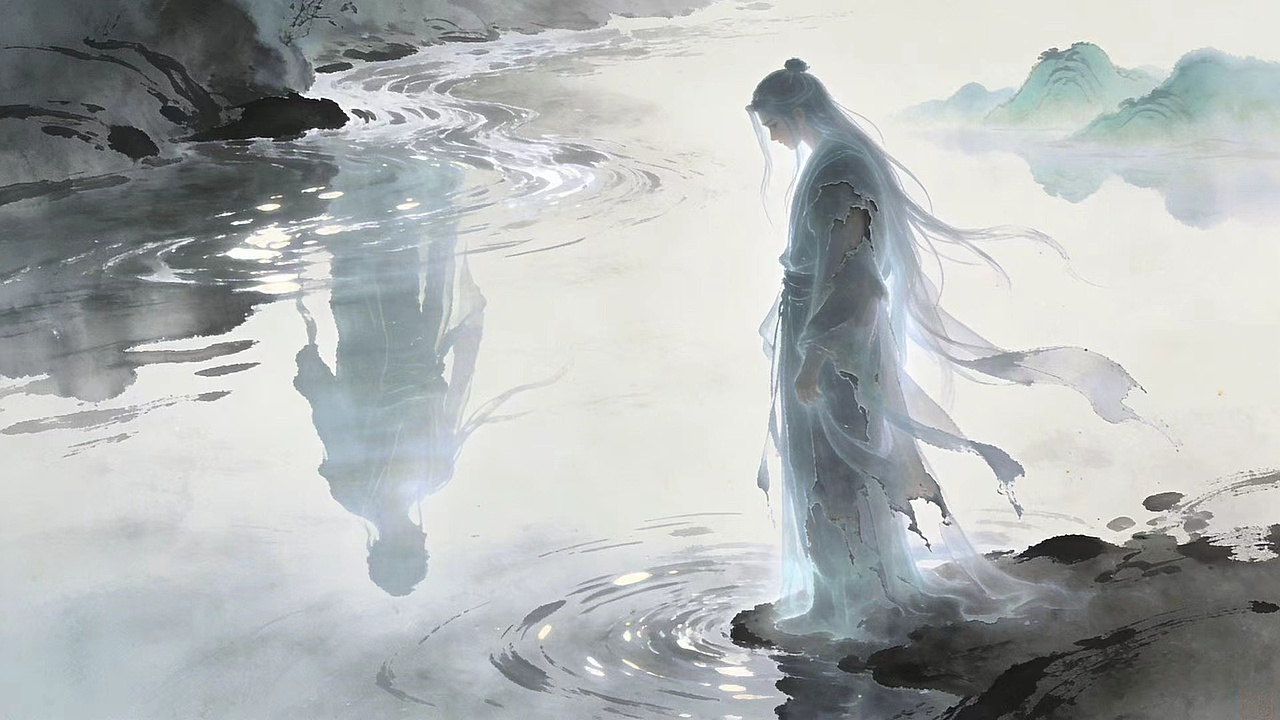 太子长琴魂归山海（图ZNDA1MTM4NTQw） - 艺术插画 - 站酷设计师雪缝原创素材 - 站酷ZCOOL