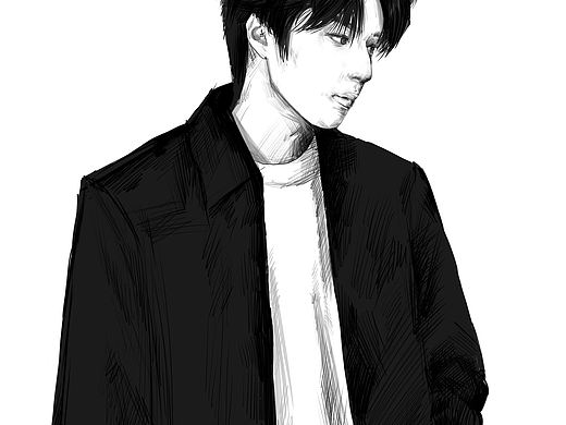 人物形象，手绘写实