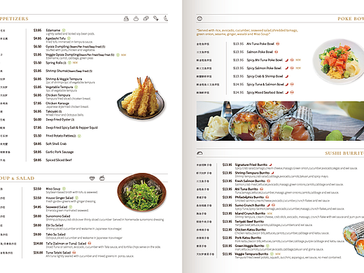 菜单设计 （禁止商用）