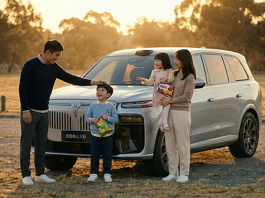 谁懂啊！开岚图泰山 X8 找娃，差点报警了