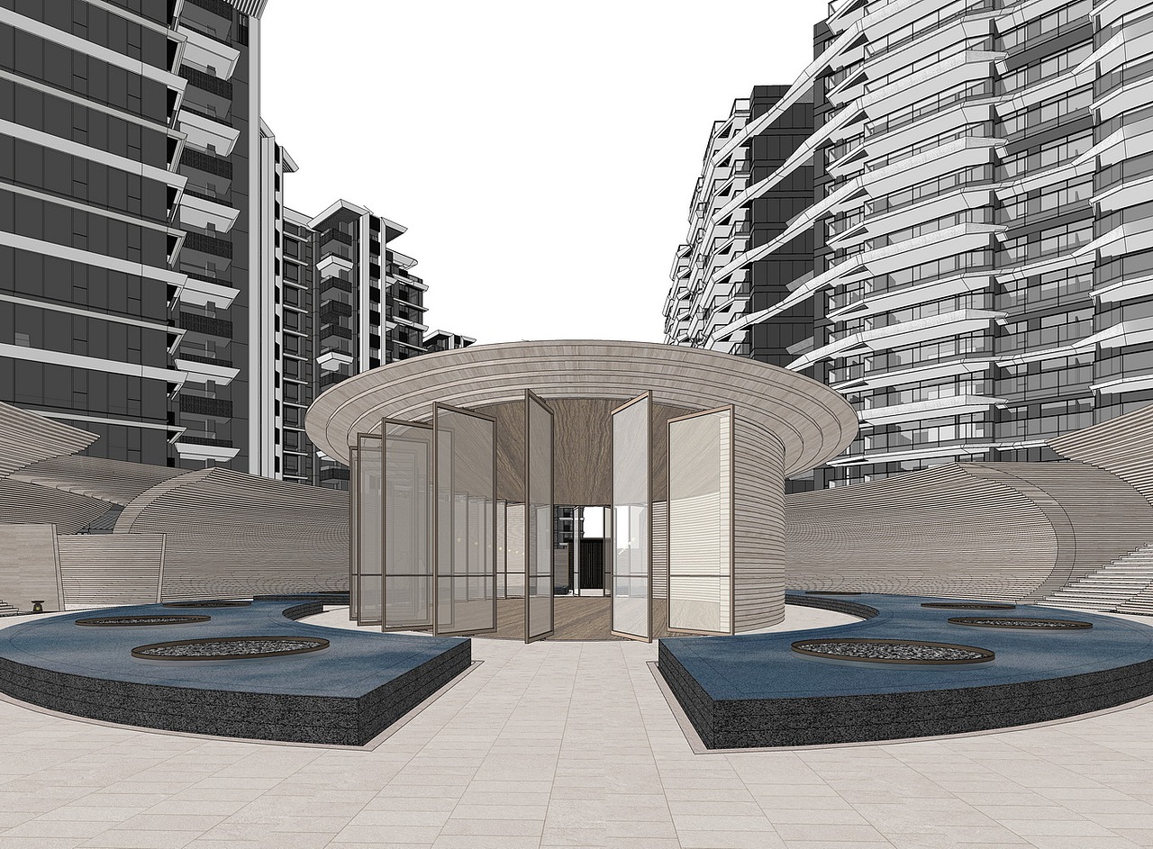 三亚海棠湾悦府示范区+高层住宅SU模型下载（图ZNDA1MTQ4NDMy） - 建筑设计 - 站酷设计师素模网原创素材 - 站酷ZCOOL