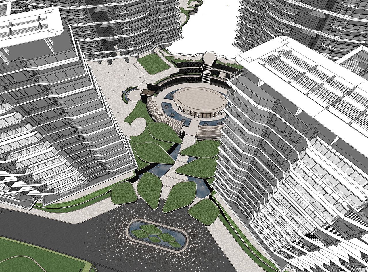 三亚海棠湾悦府示范区+高层住宅SU模型下载（图ZNDA1MTQ4NDM2） - 建筑设计 - 站酷设计师素模网原创素材 - 站酷ZCOOL