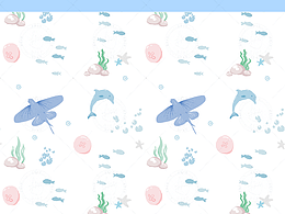 ??四方連續(xù)&印花｜海洋綺韻????