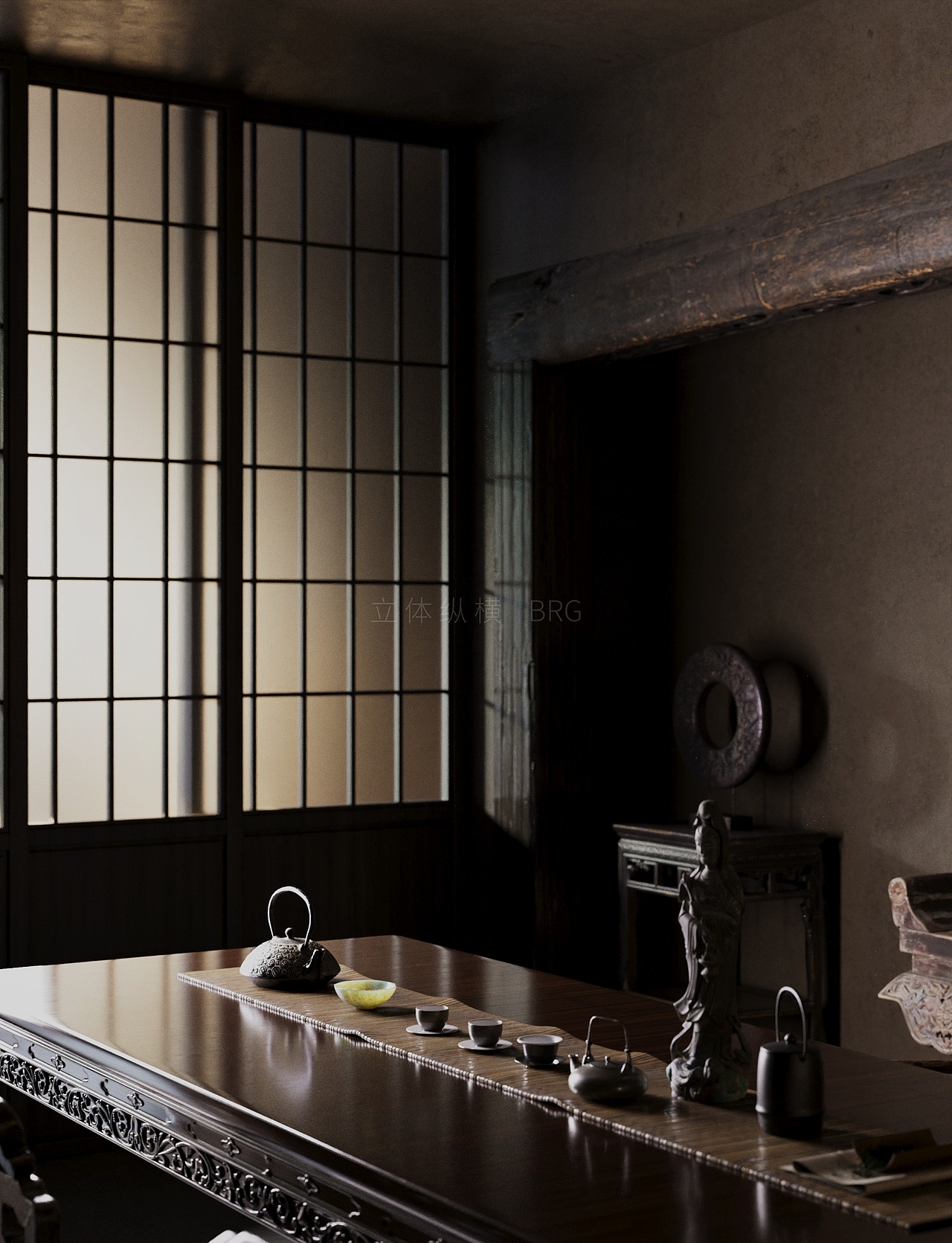 最新渲染作品《茗境》（图ZNDA1MTQ5OTc2） - 酒店餐饮设计 - 站酷设计师立体纵横艺术室原创素材 - 站酷ZCOOL