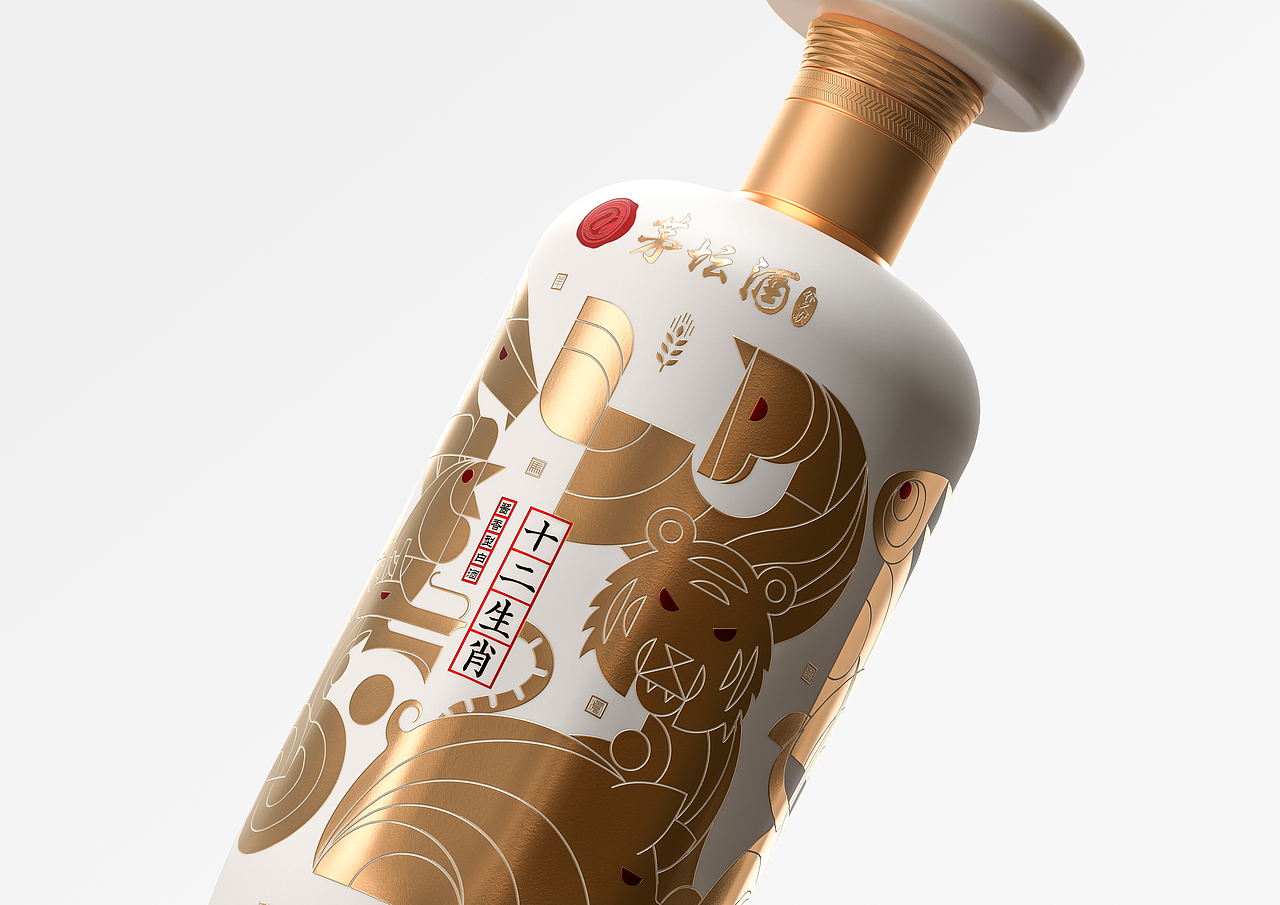 茅坛“十二生肖”酱香型白酒（图ZNDA1MTUwMjcy） - 包装 - 站酷设计师朱垣银原创素材 - 站酷ZCOOL