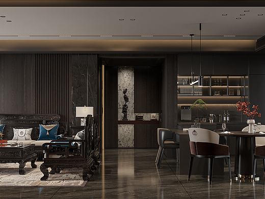 新中式家装（个人主页-ZNzM0MTkwNjA=） - 商业空间设计 - 站酷设计师沈沈沈斯言原创素材 - 站酷ZCOOL