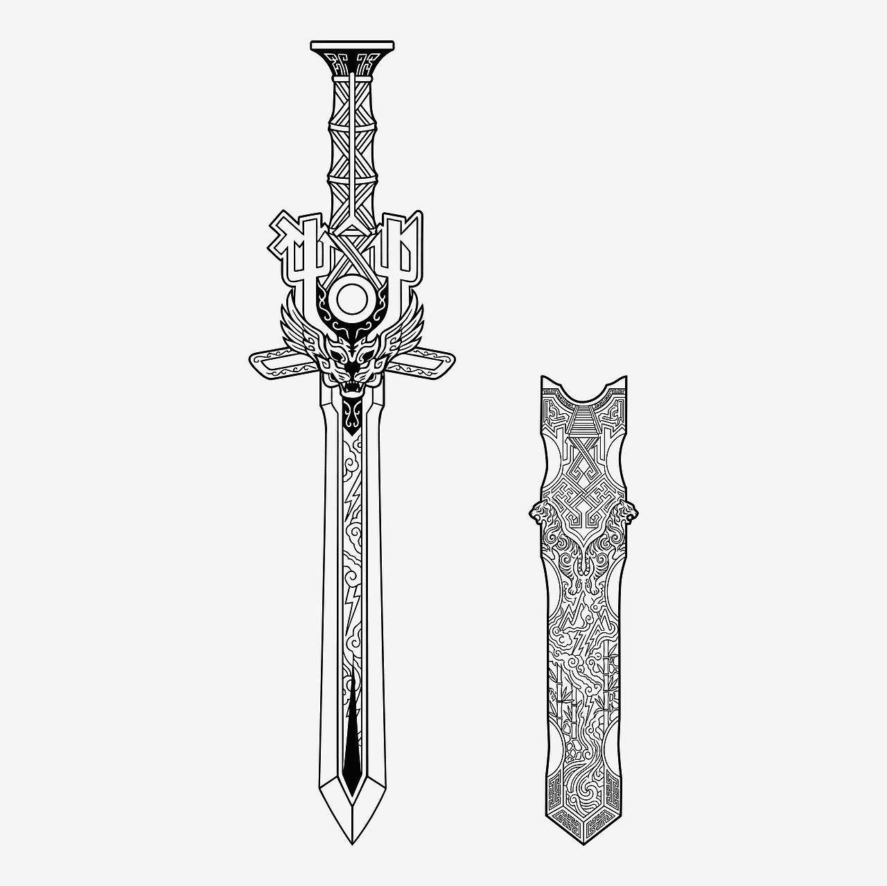 凯乐石莫干山江湖铸剑（图ZNDA1MTUyMzM2） - 图案 - 站酷设计师didaso原创素材 - 站酷ZCOOL