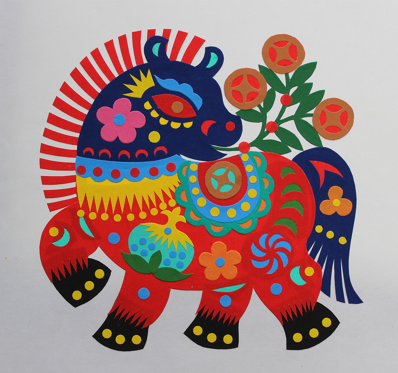 剪纸，马年作品系列。（图ZNDA1MTUyODUy） - 其他手工艺 - 站酷设计师Z270318923原创素材 - 站酷ZCOOL