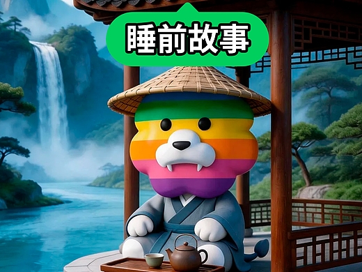 睡前故事：山水不语，「希望」长青，彩虹狮花湾玩具