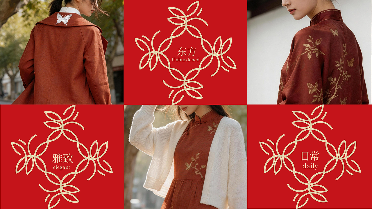 花漫枝-轻国风日常服饰品牌提案（图ZNDA1MTUzODUy） - 品牌 - 站酷设计师肉包小子原创素材 - 站酷ZCOOL