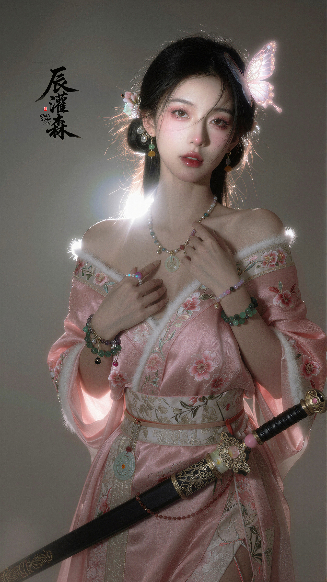 辰灌森 | 桃花剑姬系列（三）-0127（图ZNDA1MTU1NzQ4） - 修图/后期 - 站酷设计师辰灌森原创素材 - 站酷ZCOOL