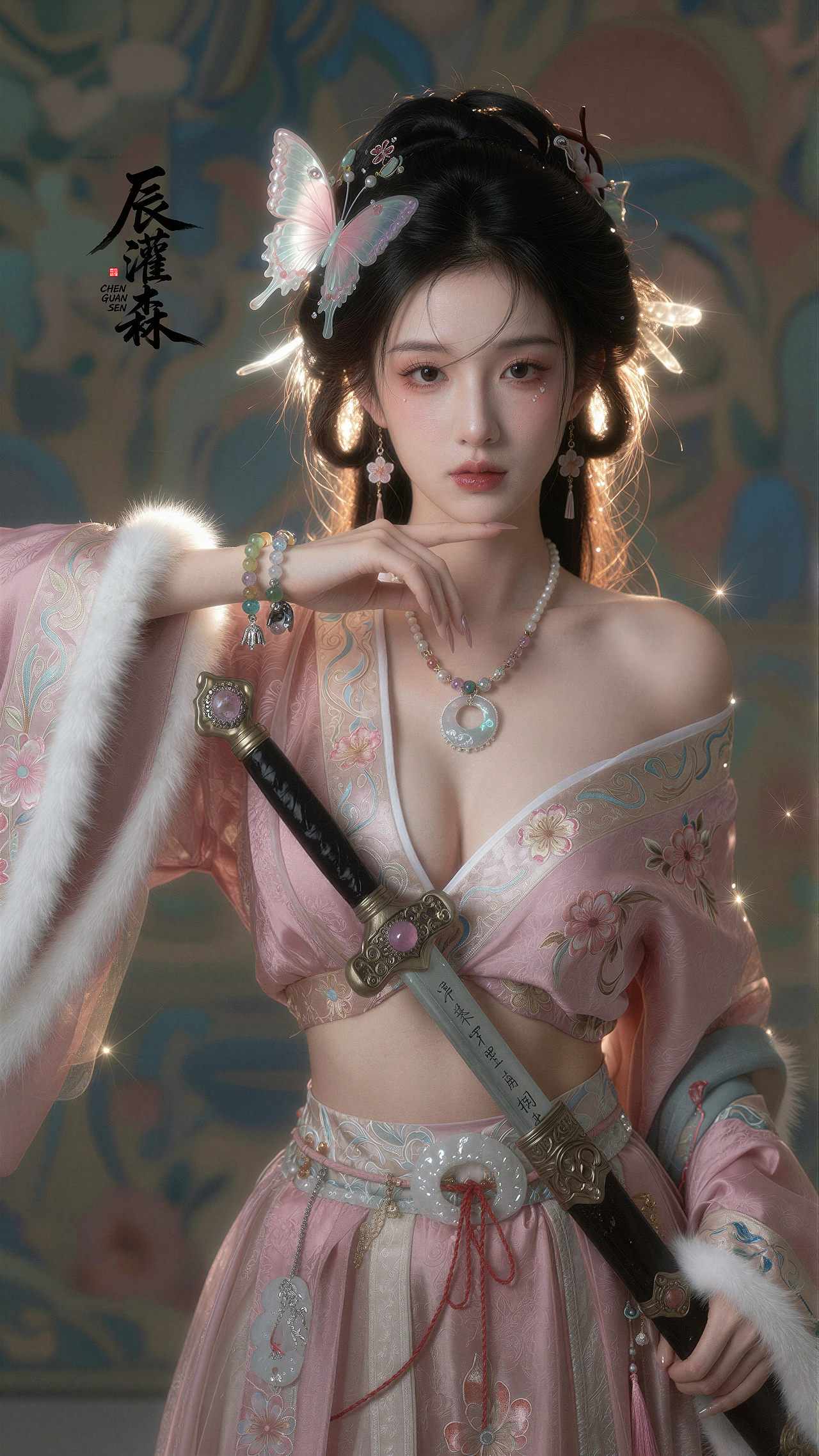 辰灌森 | 桃花剑姬系列（三）-0127（图ZNDA1MTU1NzU2） - 修图/后期 - 站酷设计师辰灌森原创素材 - 站酷ZCOOL