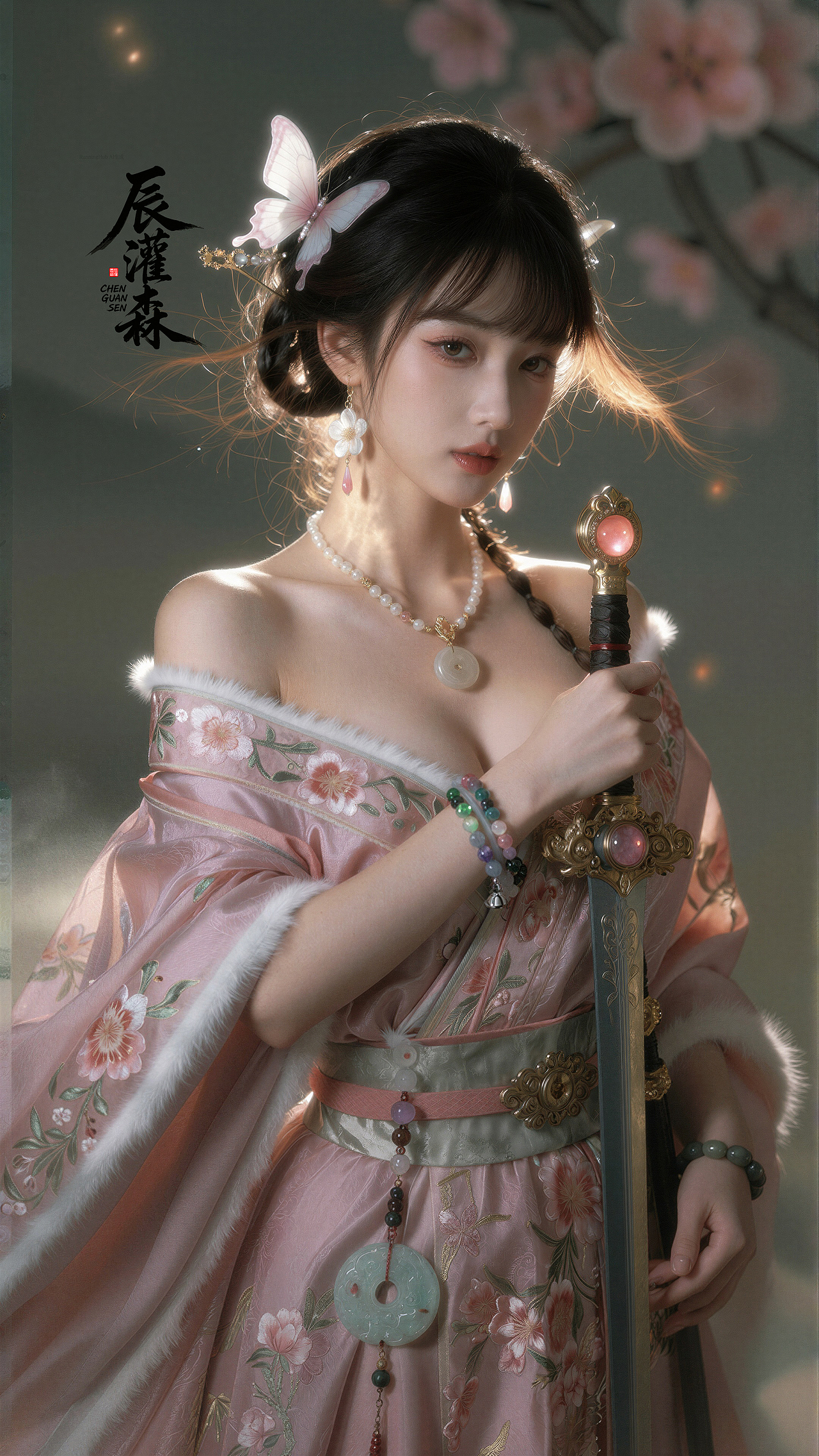 辰灌森 | 桃花剑姬系列（三）-0127（图ZNDA1MTU1NzYw） - 修图/后期 - 站酷设计师辰灌森原创素材 - 站酷ZCOOL