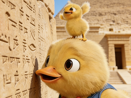 沙漠小鸭的探险日常｜高萌治愈系列