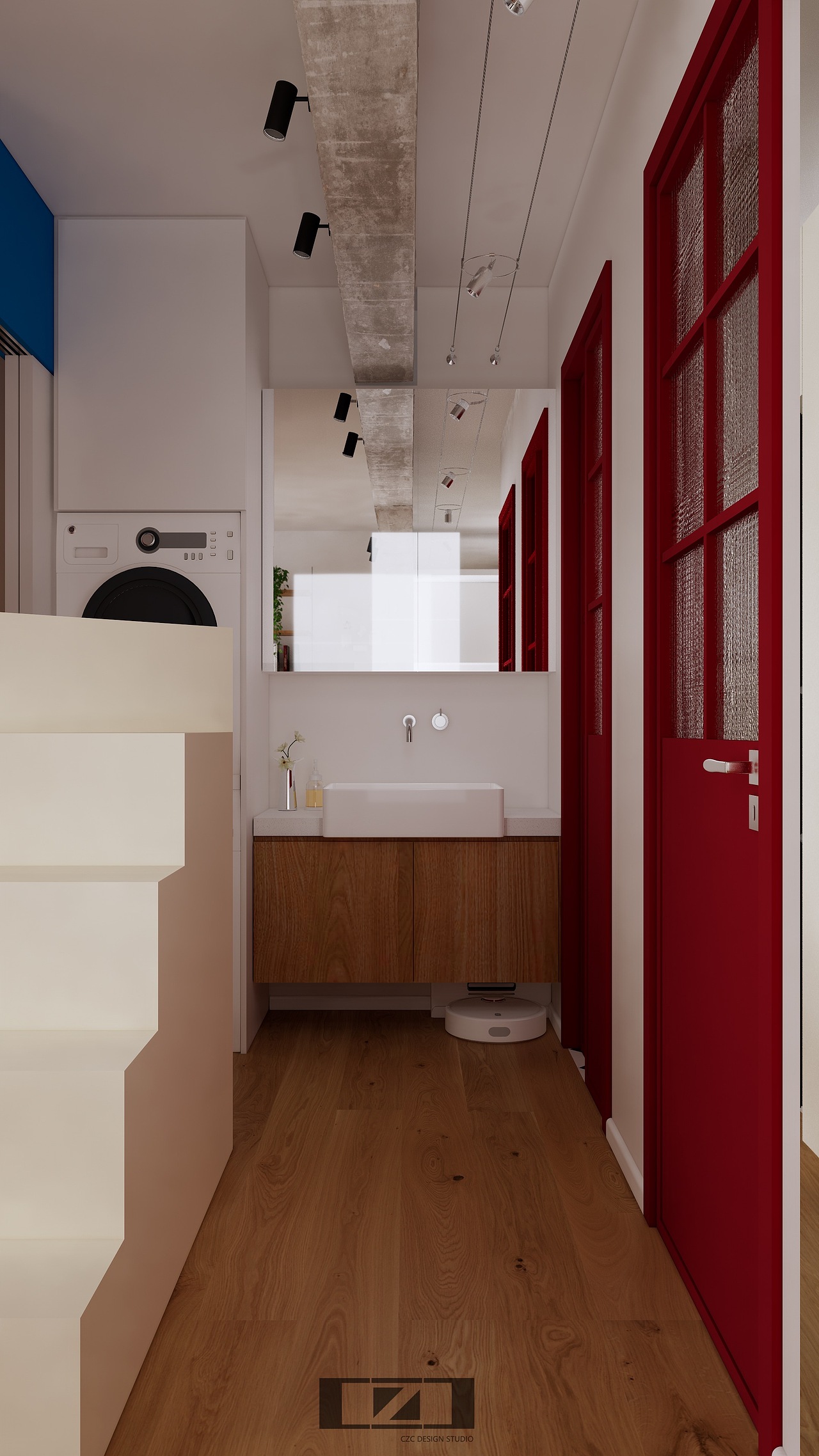 广州43㎡精装房改造｜阁楼尖角处理小心机（图ZNDA1MTU4NzIw） - 家装设计 - 站酷设计师陈智超设计工作室原创素材 - 站酷ZCOOL