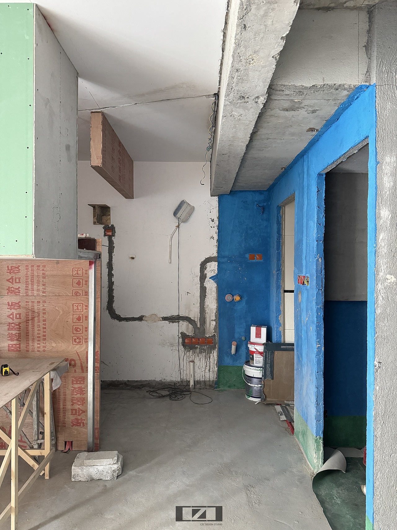 广州43㎡精装房改造｜阁楼尖角处理小心机（图ZNDA1MTU4NzI0） - 家装设计 - 站酷设计师陈智超设计工作室原创素材 - 站酷ZCOOL