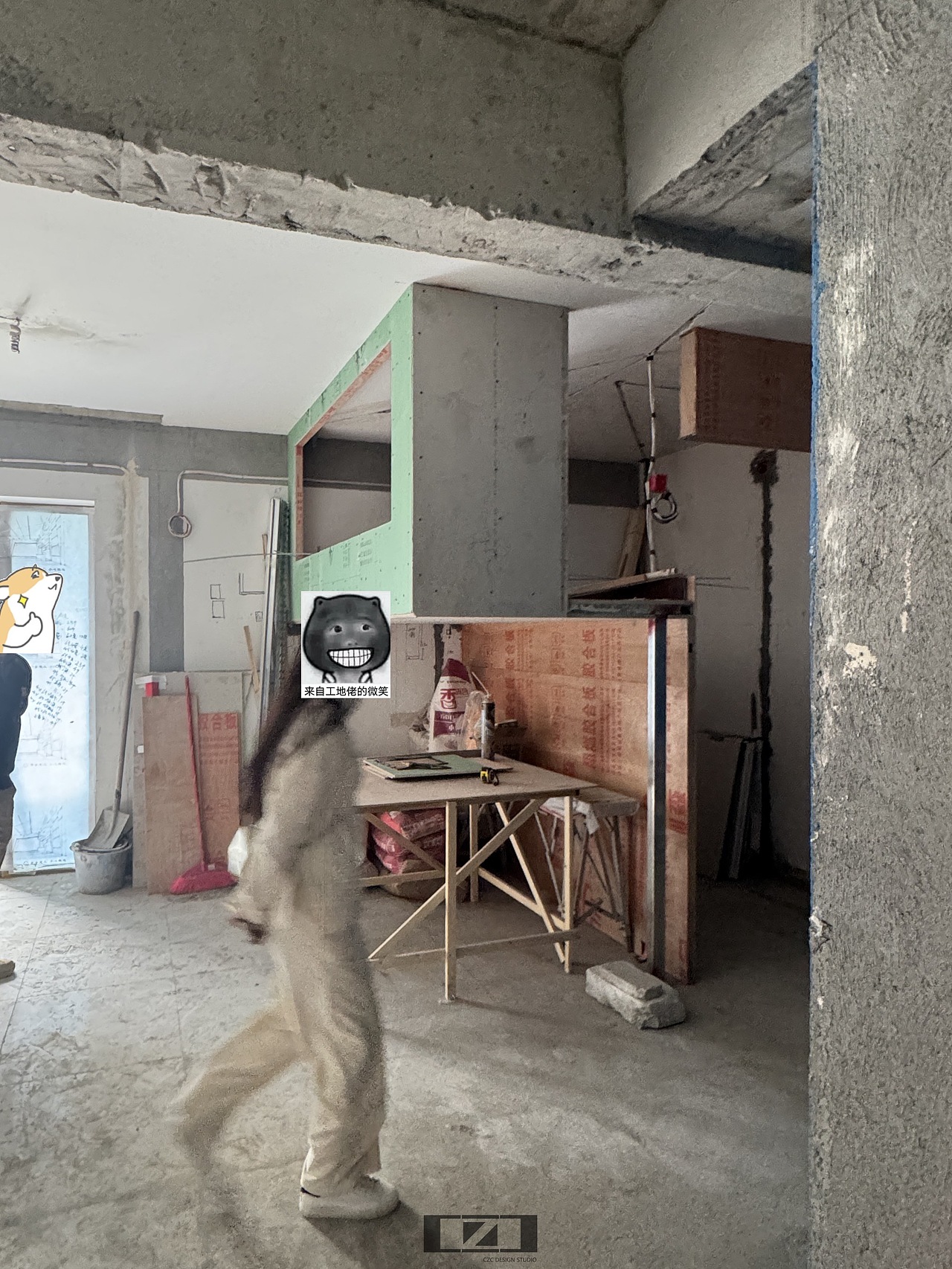 广州43㎡精装房改造｜阁楼尖角处理小心机（图ZNDA1MTU4NzE2） - 家装设计 - 站酷设计师陈智超设计工作室原创素材 - 站酷ZCOOL