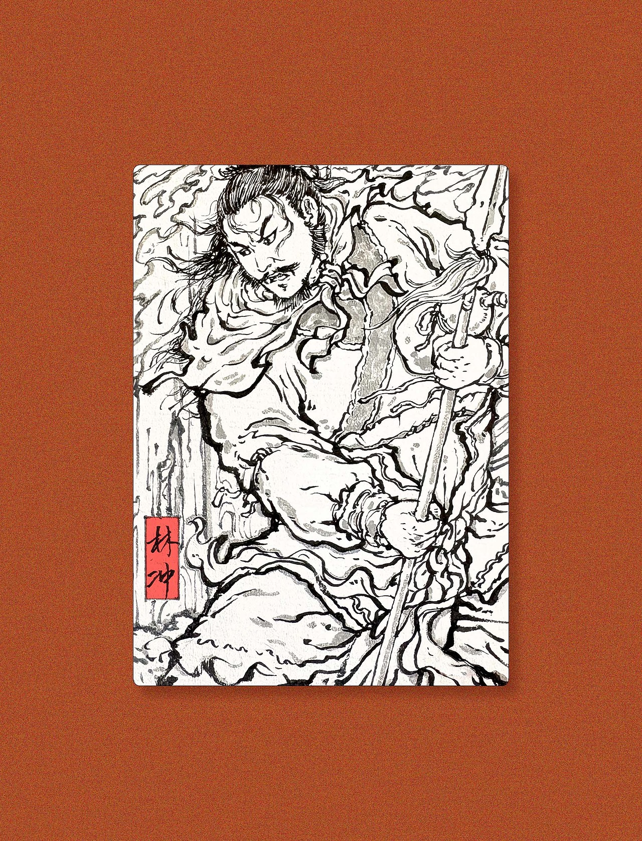 水浒三十六天罡星人物线稿（图ZNDA1MTYxNjE2） - 艺术插画 - 站酷设计师戴一呆原创素材 - 站酷ZCOOL