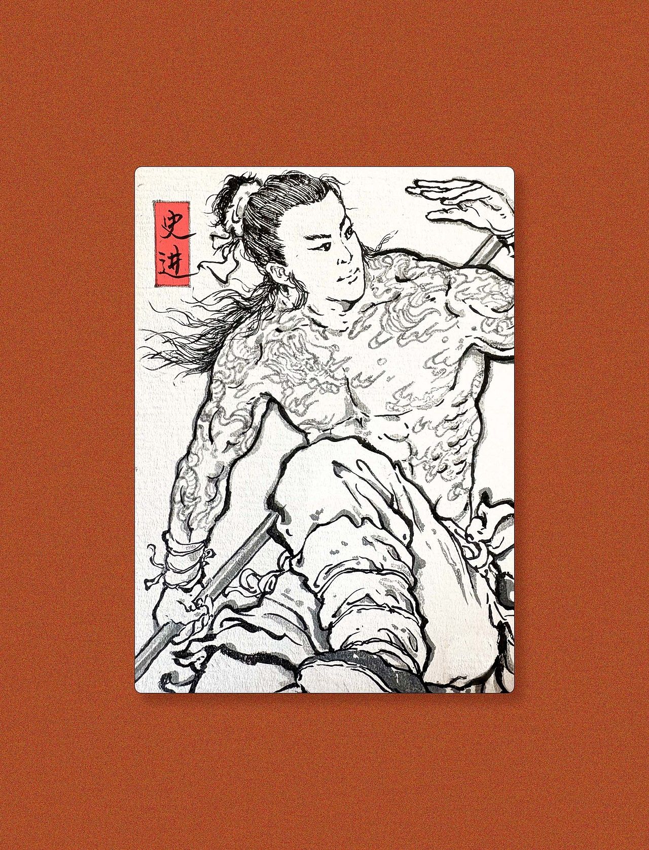 水浒三十六天罡星人物线稿（图ZNDA1MTYxNzMy） - 艺术插画 - 站酷设计师戴一呆原创素材 - 站酷ZCOOL