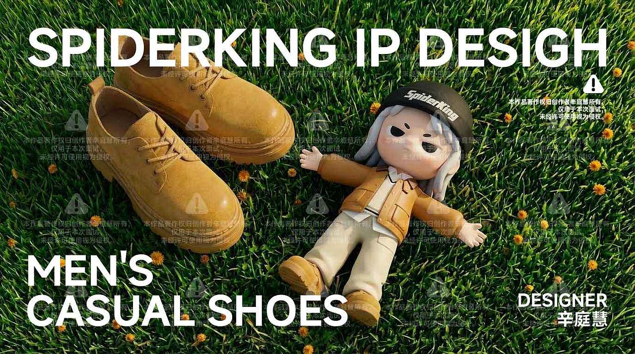 鞋服类企业IP设计（设计练习作品仅做面试评估使用）（图ZNDA1MTY1MzY4） - IP形象 - 站酷设计师派辛辛包装设计原创素材 - 站酷ZCOOL