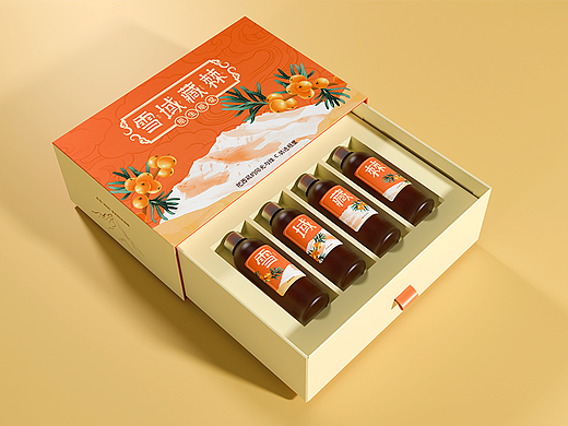 雪域藏棘 沙棘原浆礼盒包装设计