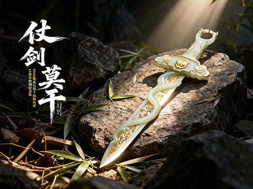 莫干山跑山赛十周年纪念宝剑设计