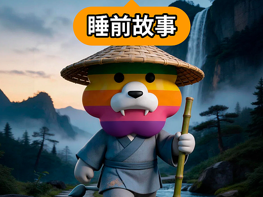 睡前故事：拍拍尘土，继续前路，「彩虹狮花湾」毛绒玩具