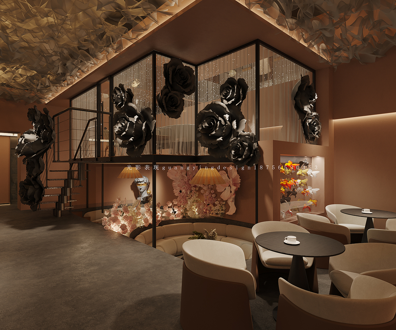 餐厅xi效果图（图ZNDA1MTc1NDgw） - 酒店餐饮设计 - 站酷设计师光影效果图施工图原创素材 - 站酷ZCOOL