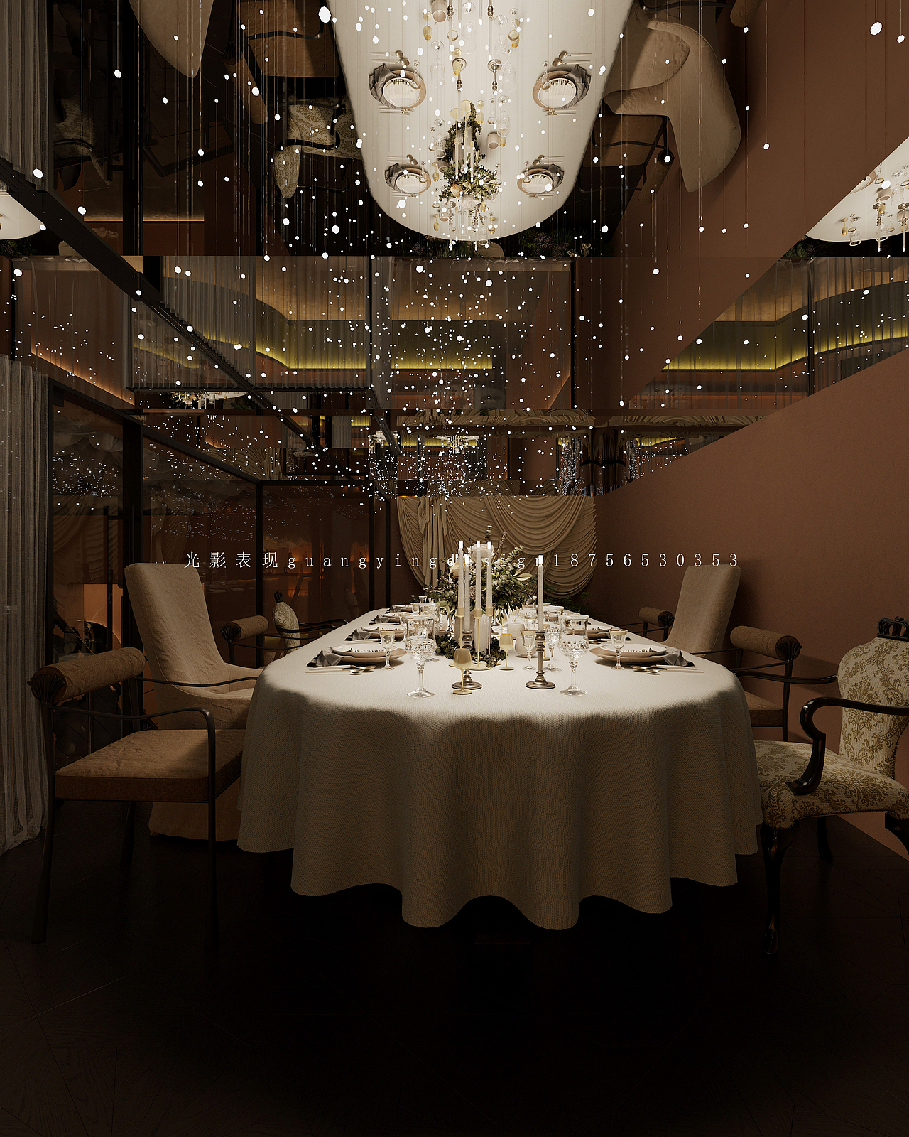 餐厅xi效果图（图ZNDA1MTc1NTEy） - 酒店餐饮设计 - 站酷设计师光影效果图施工图原创素材 - 站酷ZCOOL