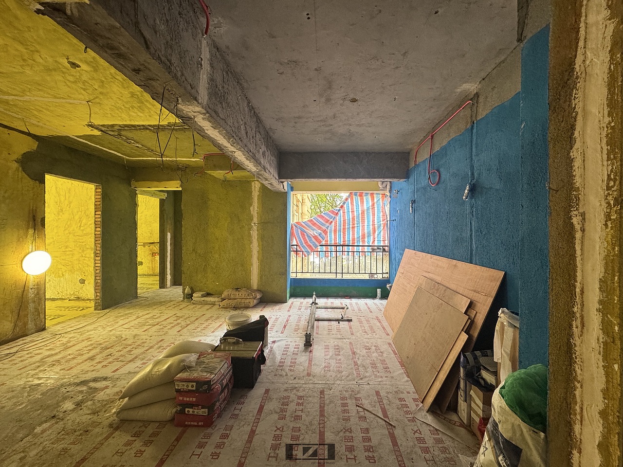 🔨坐标番禺｜109㎡旧改，木工定位现场直击✨（图ZNDA1MTc3MjE2） - 家装设计 - 站酷设计师陈智超设计工作室原创素材 - 站酷ZCOOL