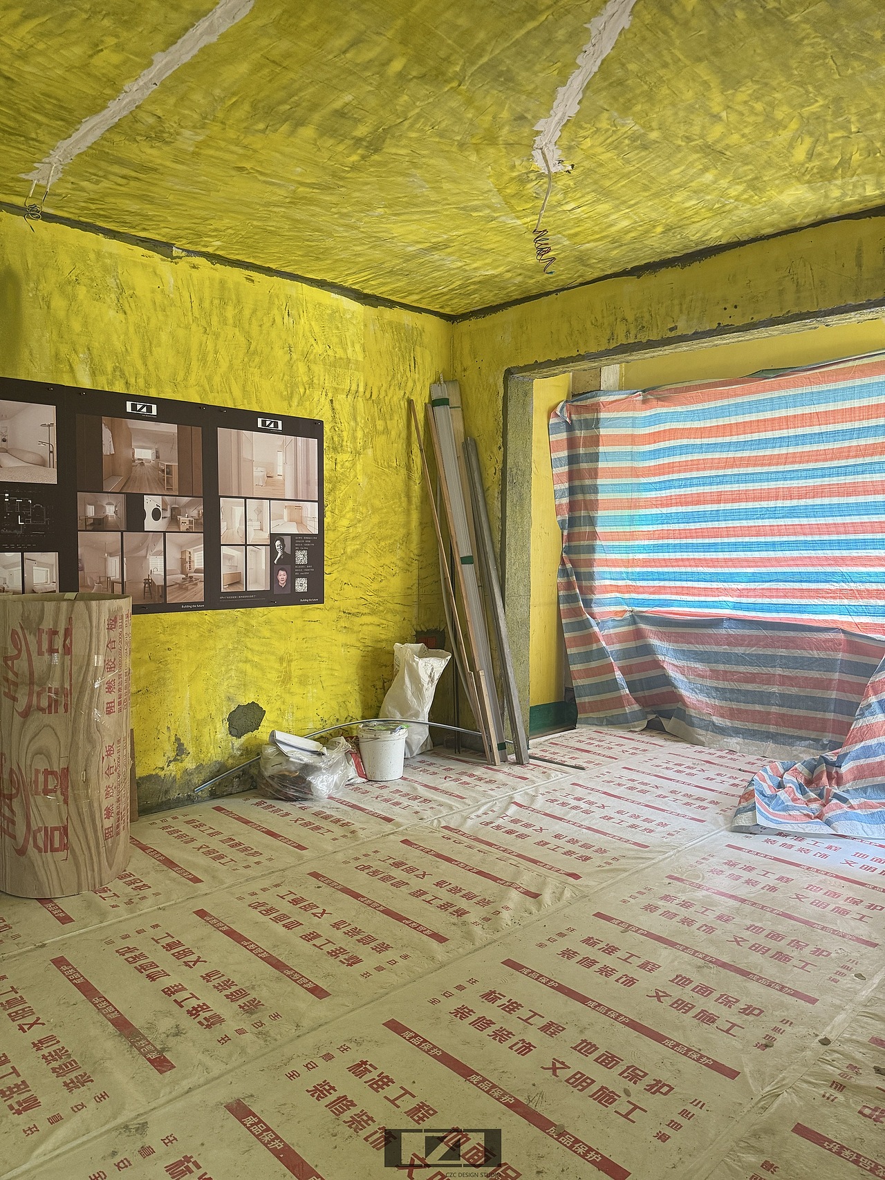 🔨坐标番禺｜109㎡旧改，木工定位现场直击✨（图ZNDA1MTc3MjI0） - 家装设计 - 站酷设计师陈智超设计工作室原创素材 - 站酷ZCOOL