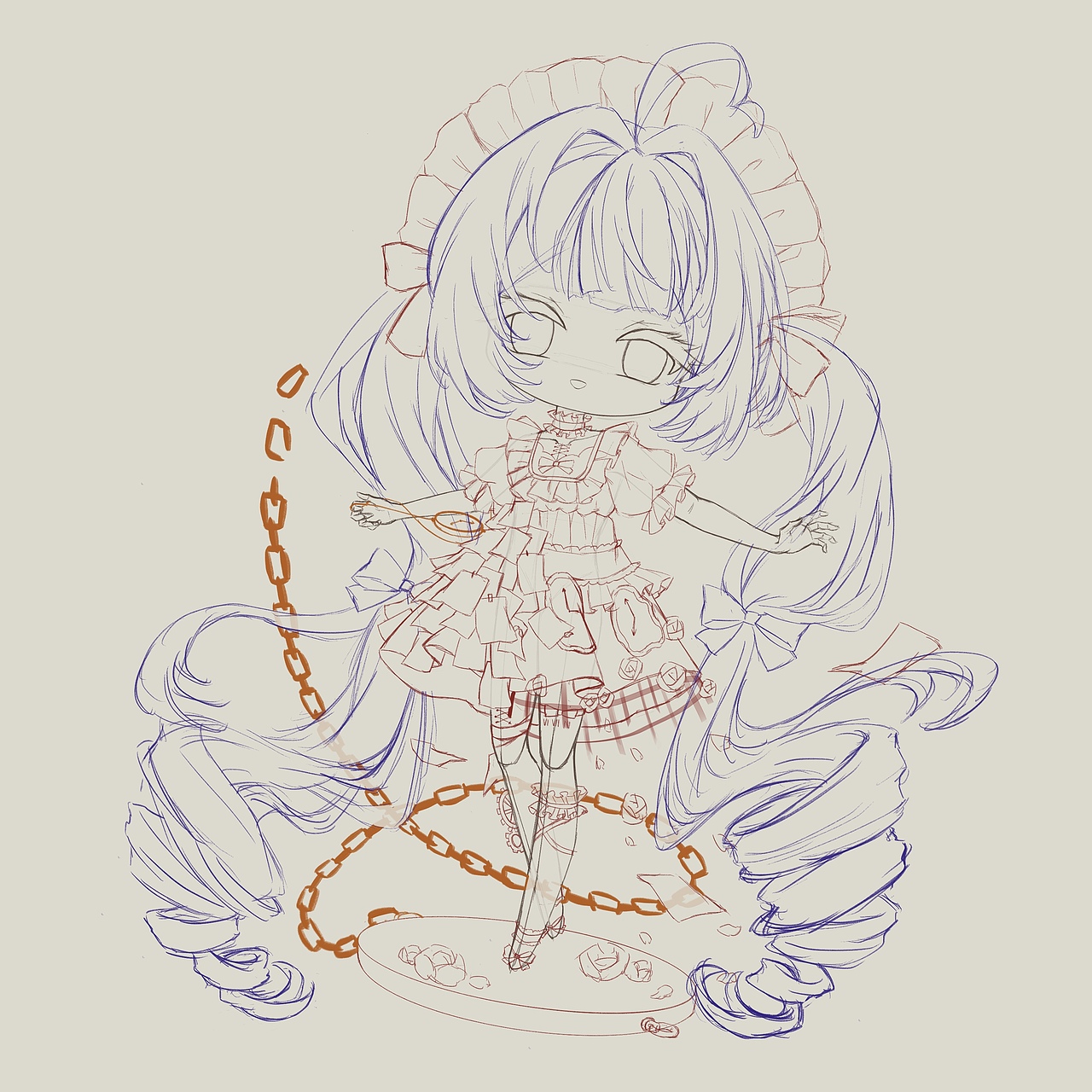 时间玫瑰（图ZNDA1MTgwNDUy） - 绘画 - 站酷设计师西柚特喵柔原创素材 - 站酷ZCOOL