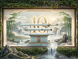 十年榮耀：莫干山跑山賽紀(jì)念寶劍設(shè)計(jì)”