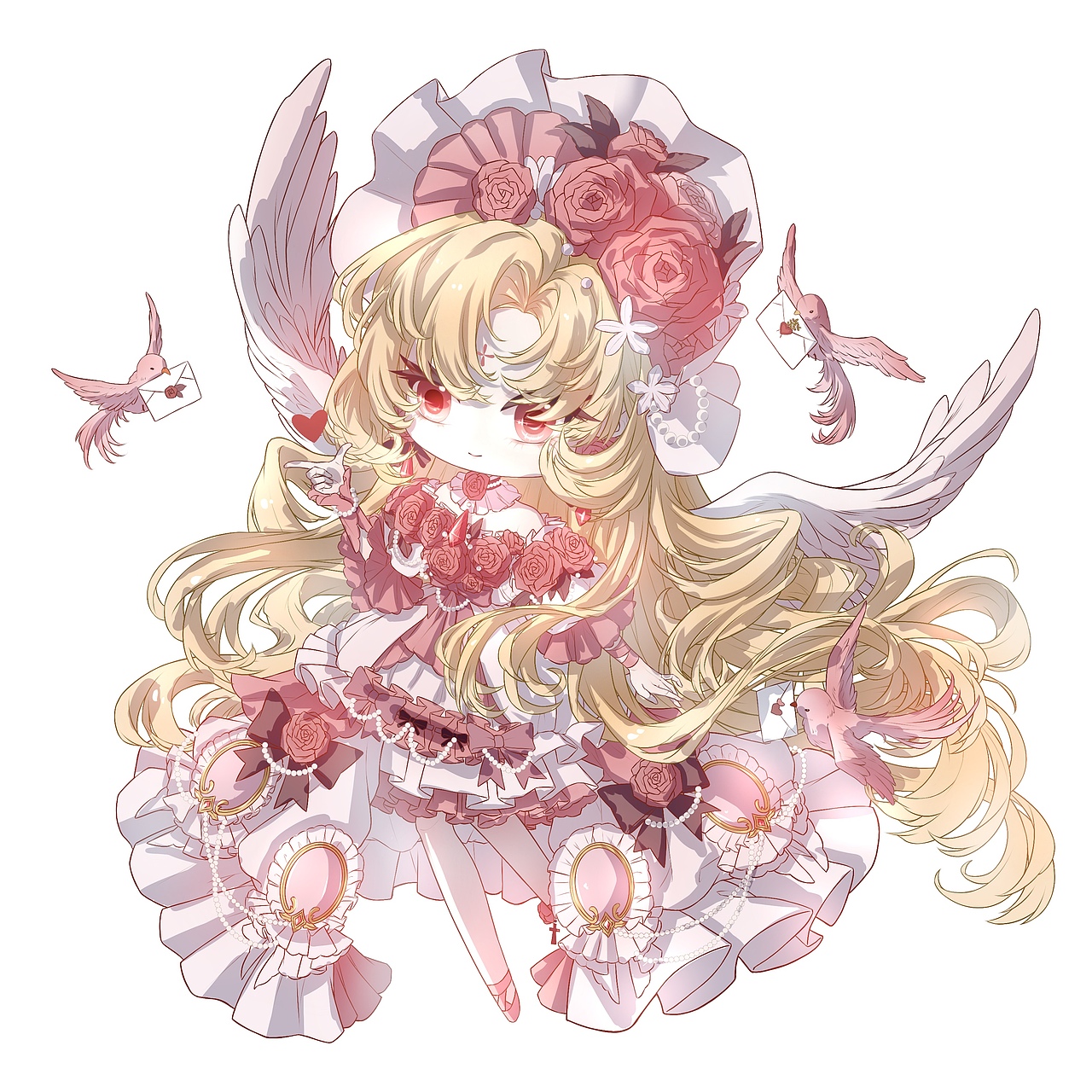 粉玫瑰（图ZNDA1MTgxMzM2） - 绘画 - 站酷设计师西柚特喵柔原创素材 - 站酷ZCOOL