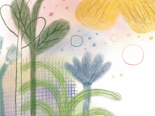 为《儿童文学》4月刊配图