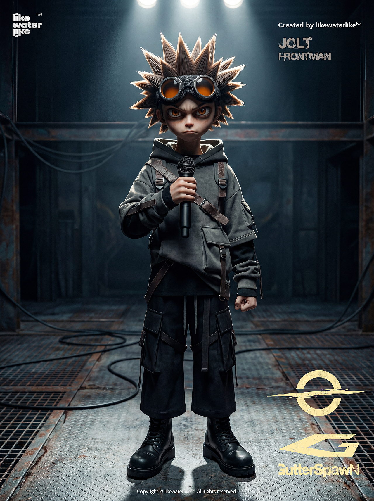GutterSpawN 浊沟之子 | 成员设定（图ZNDA1MTg1MTY0） - AI作品 - 站酷设计师likewaterlike原创素材 - 站酷ZCOOL