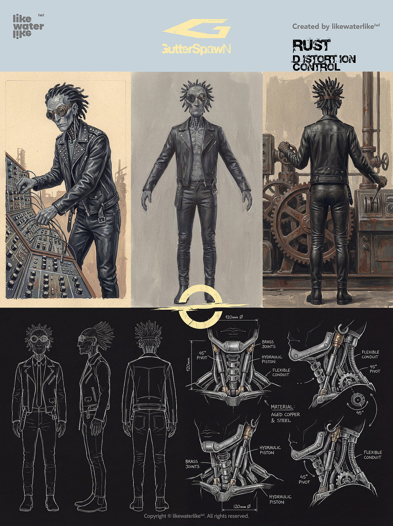 GutterSpawN 浊沟之子 | 成员设定（图ZNDA1MTg1MTky） - AI作品 - 站酷设计师likewaterlike原创素材 - 站酷ZCOOL