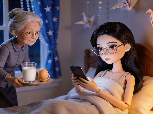 奶奶日复一日的爱：三餐按时吃