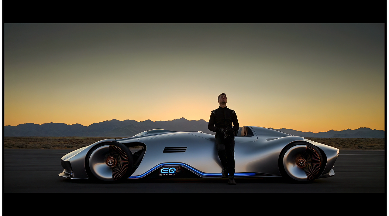 奔驰DREAM CAR广告片（图ZNDA1MTg3NzIw） - AI作品 - 站酷设计师Adu炫槿原创素材 - 站酷ZCOOL