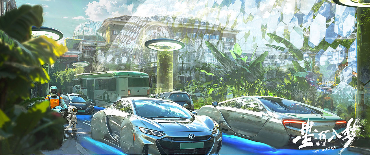 《星河入梦》概念设计图分享-UP艺格学员参与项目（图ZNDA1MTkxNjY4） - 概念设定 - 站酷设计师郑成龙原创素材 - 站酷ZCOOL